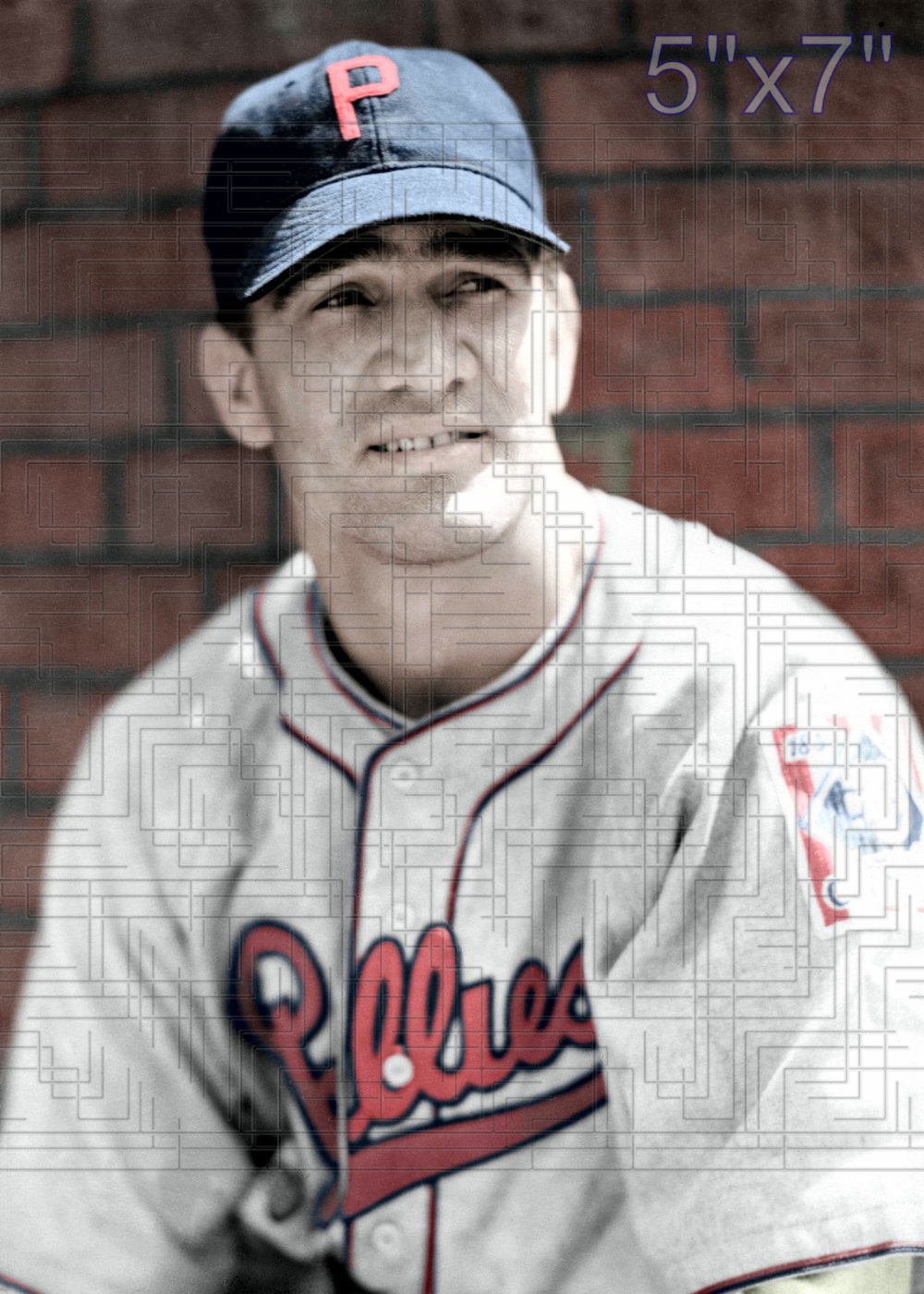 Dave Coble - 1939 Philadelphia Phillies - pose A - choose a size & style (Copy)