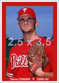 Dave Coggin - 2000-02 Philadelphia Phillies - choose a size & style