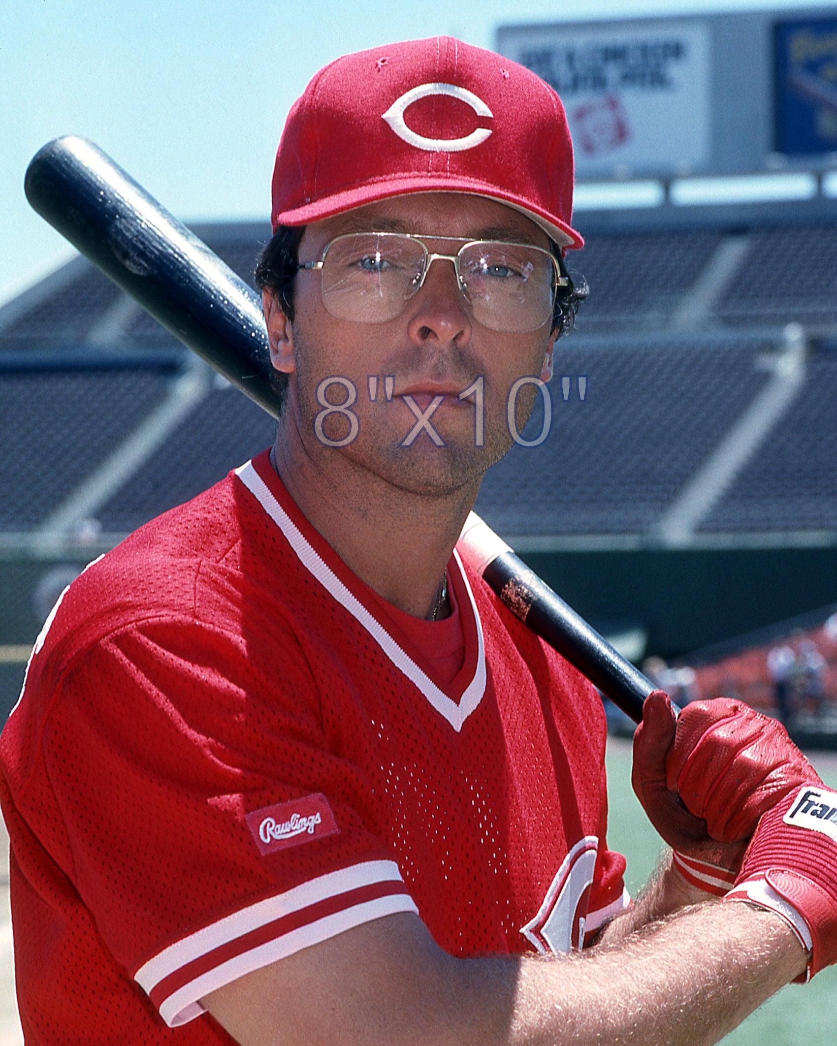 Dave Collins - 1988 Cincinnati Reds - choose a size & style