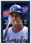 Dave Engle - 1989 Milwaukee Brewers - choose a size & style