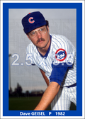 Dave Geisel - 1982 Chicago Cubs - choose a size & style