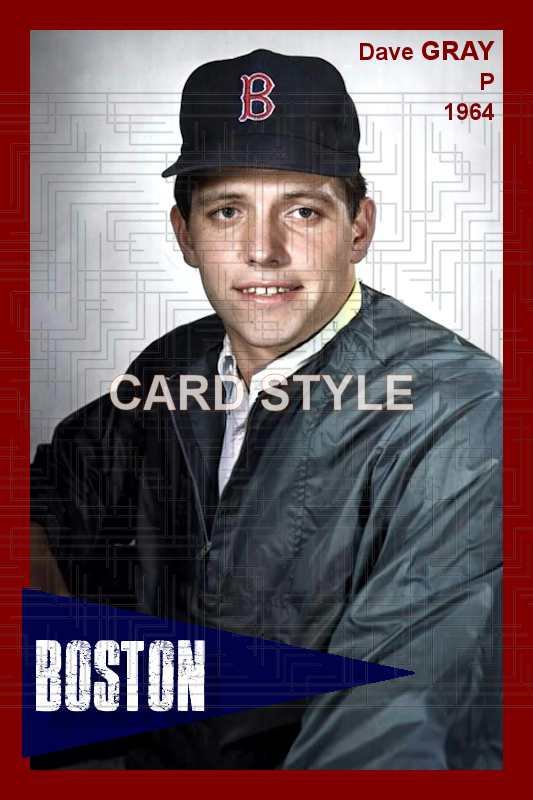 Dave Gray - 1964 Boston Red Sox - choose a size & style