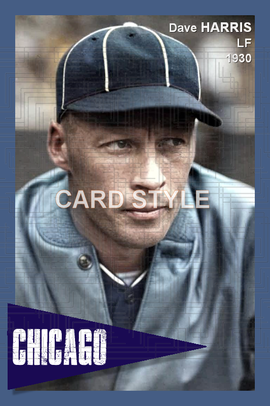 Dave Harris - 1930 Chicago White Sox - choose a size & style