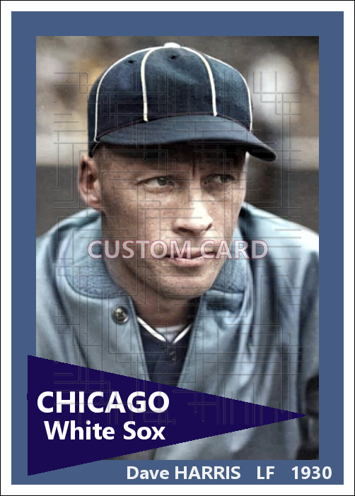 Dave Harris - 1930 Chicago White Sox - choose a size & style