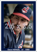 Dave Hengel - 1989 Cleveland Indians - choose a size & style