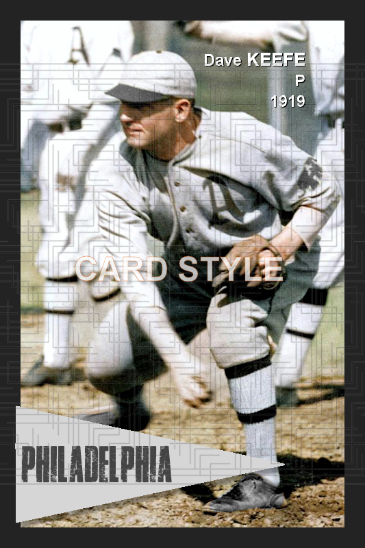 Dave Keefe - 1919 Philadelphia Athletics - choose a size & style