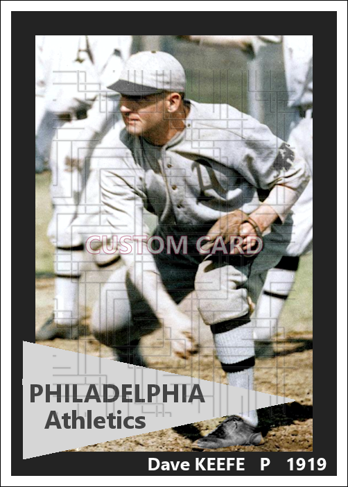 Dave Keefe - 1919 Philadelphia Athletics - choose a size & style