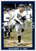 Dave Keefe - 1922 Cleveland Indians - choose a size & style