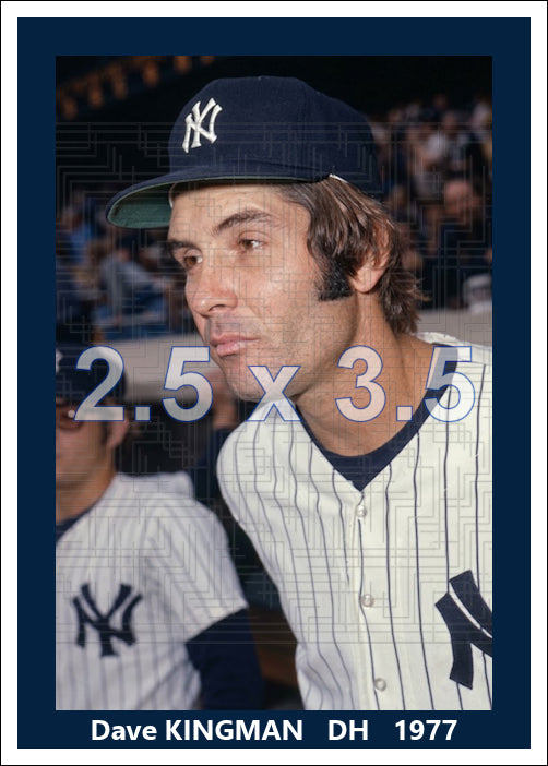 Dave Kingman - 1977 New York Yankees - choose a size & style