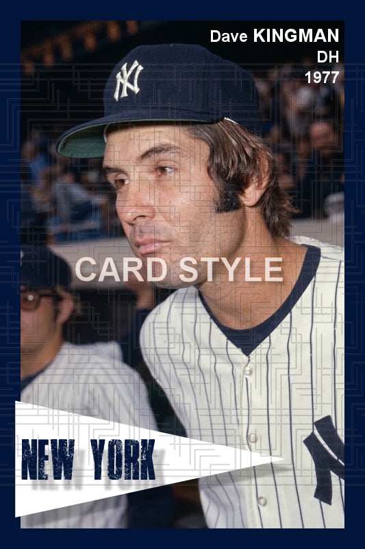 Dave Kingman - 1977 New York Yankees - choose a size & style