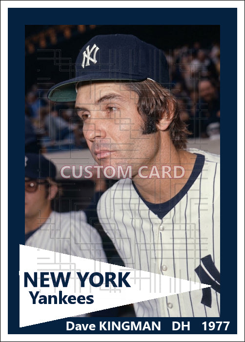 Dave Kingman - 1977 New York Yankees - choose a size & style