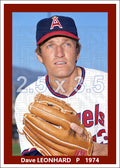 Dave Leonhard - 1974 California Angels spring training - choose a size & style