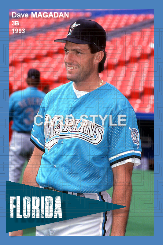 Dave Magadan - 1993 Florida Marlins - choose a size & style