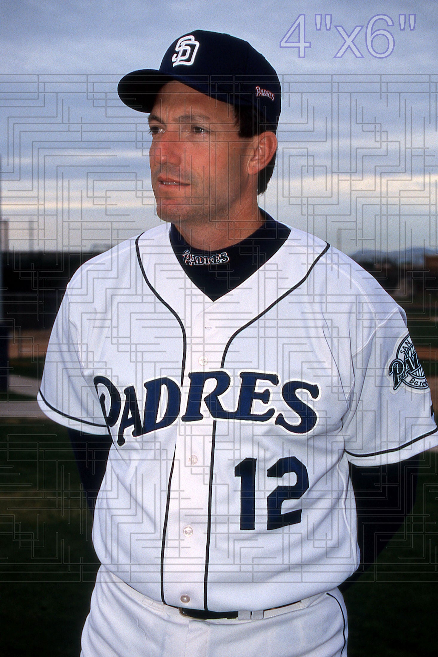 Dave Magadan - 2001 San Diego Padres - choose a size & style