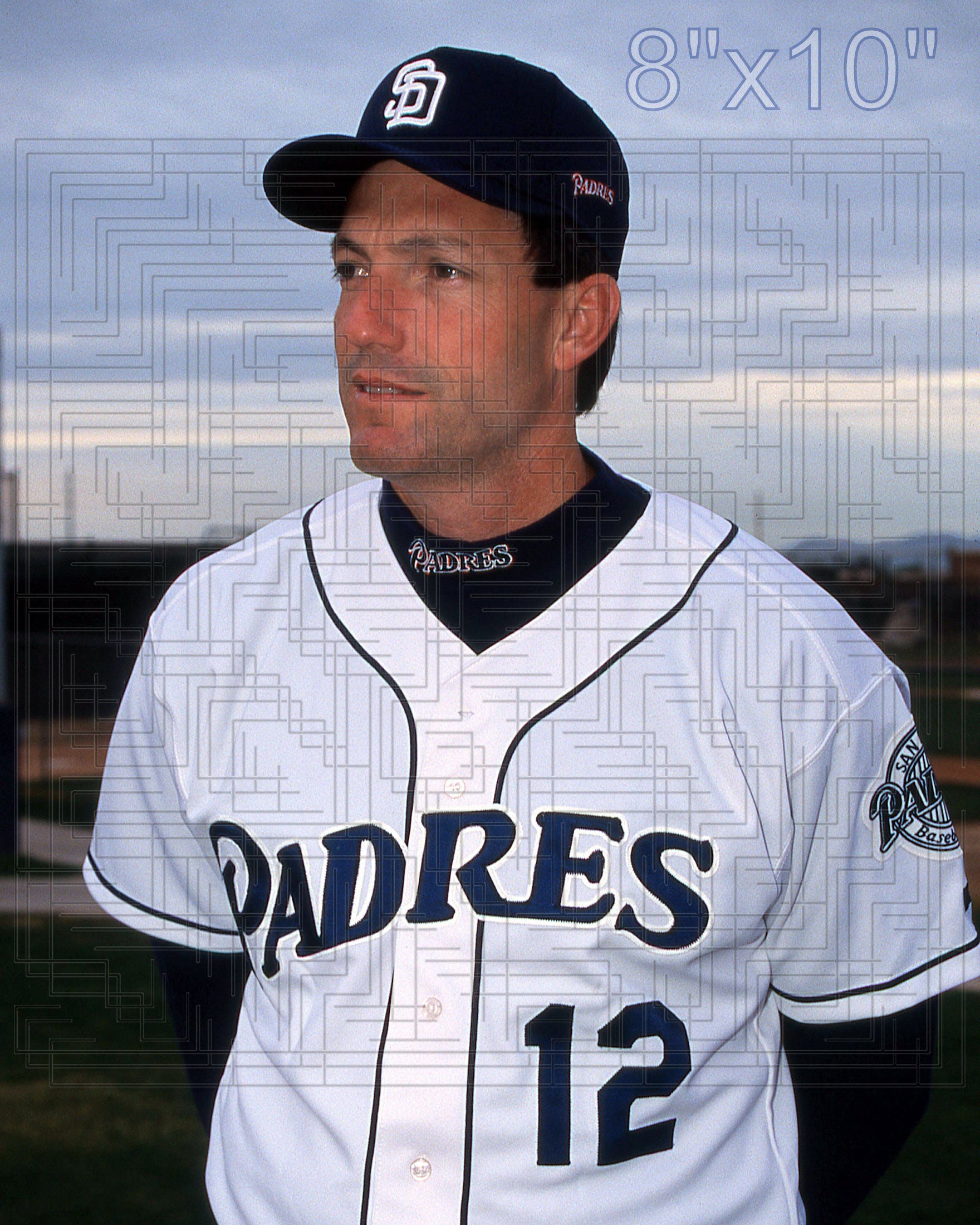 Dave Magadan - 2001 San Diego Padres - choose a size & style