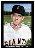 Dave Marshall - 1968 San Francisco Giants - choose a size & style