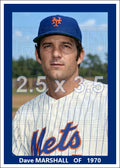 Dave Marshall - 1970 New York Mets - choose a size & style