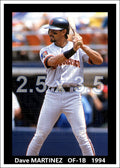 Dave Martinez - 1994 San Francisco Giants - choose a size & style