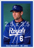 Dave McCarty - 2002 Kansas City Royals - choose a size & style