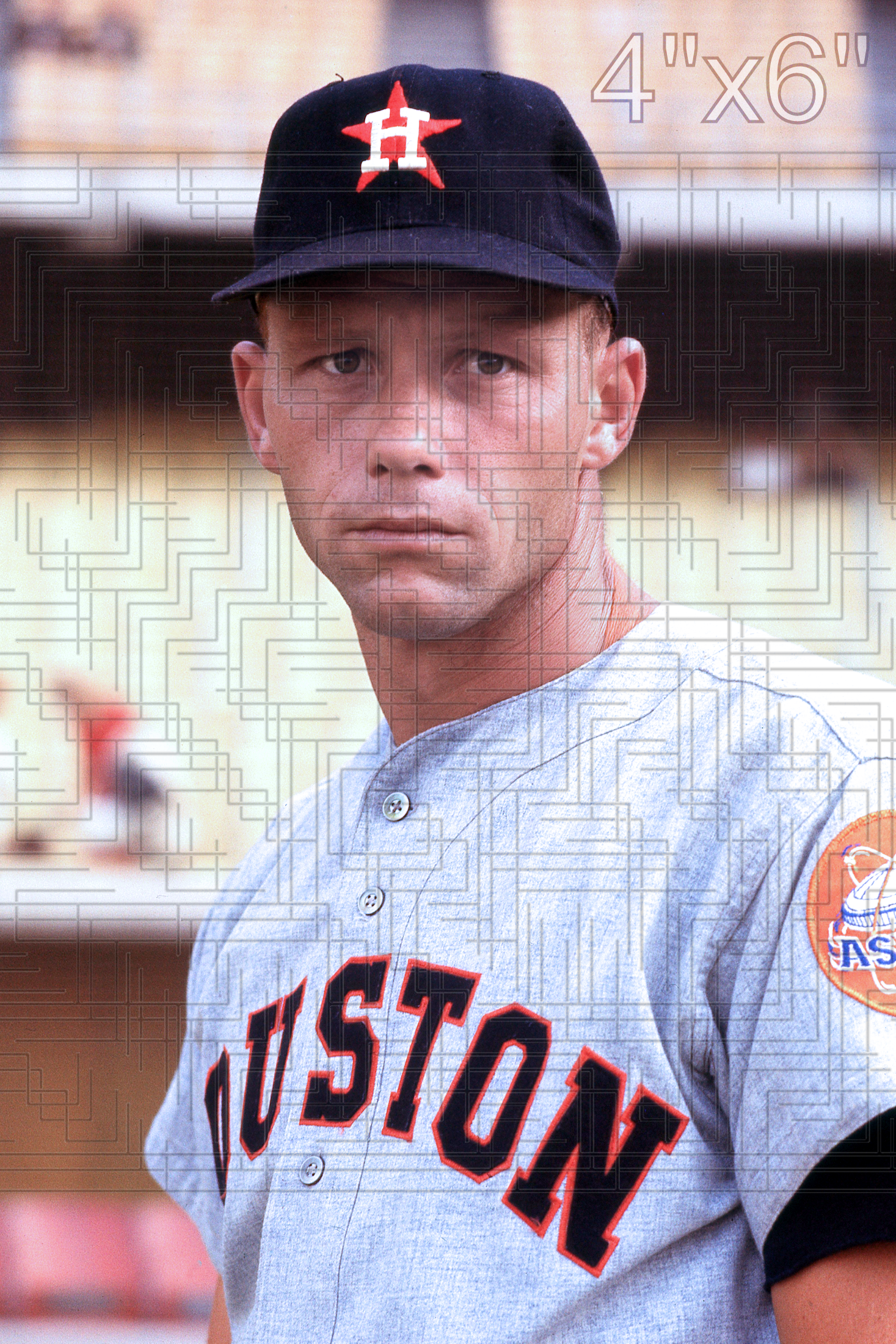 Dave Nicholson - 1966 Houston Astros - pose B - choose a size & style