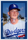 Dave Patterson - 1980 Los Angeles Dodgers - choose a size & style