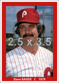 Dave Rader - 1979 Philadelphia Phillies - choose a size & style