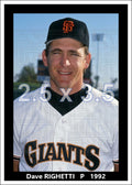 Dave Righetti - 1992 San Francisco Giants - choose a size & style