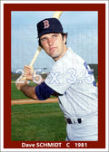 Dave Schmidt - 1981 Boston Red Sox - choose a size & style