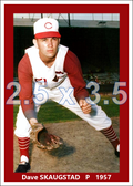 Dave Skaugstad - 1957 Cincinnati Reds - choose a size & style