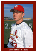 Dave Veres - 2002 St. Louis Cardinals - choose a size & style