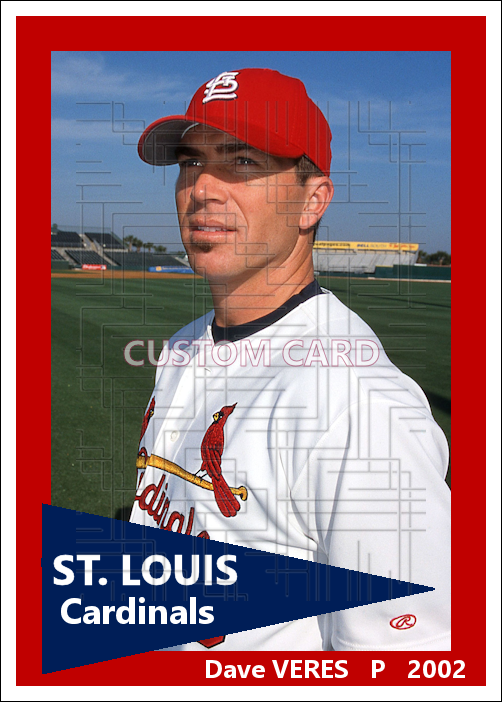 Dave Veres - 2002 St. Louis Cardinals - choose a size & style