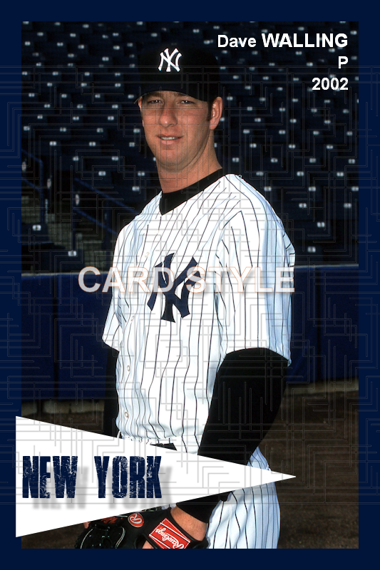 Dave Walling - 2002 New York Yankees - choose a size & style