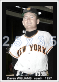 Davey Williams - 1957 New York Giants - choose a size & style
