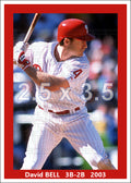David Bell - 2003 Philadelphia Phillies - choose a size & style