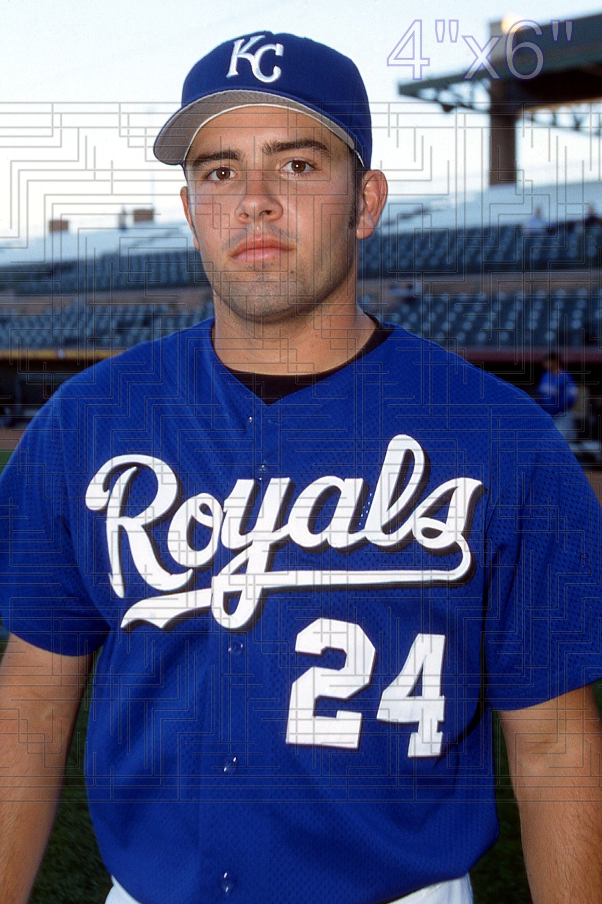 David DeJesus - 2002 Kansas City Royals - choose a size & style