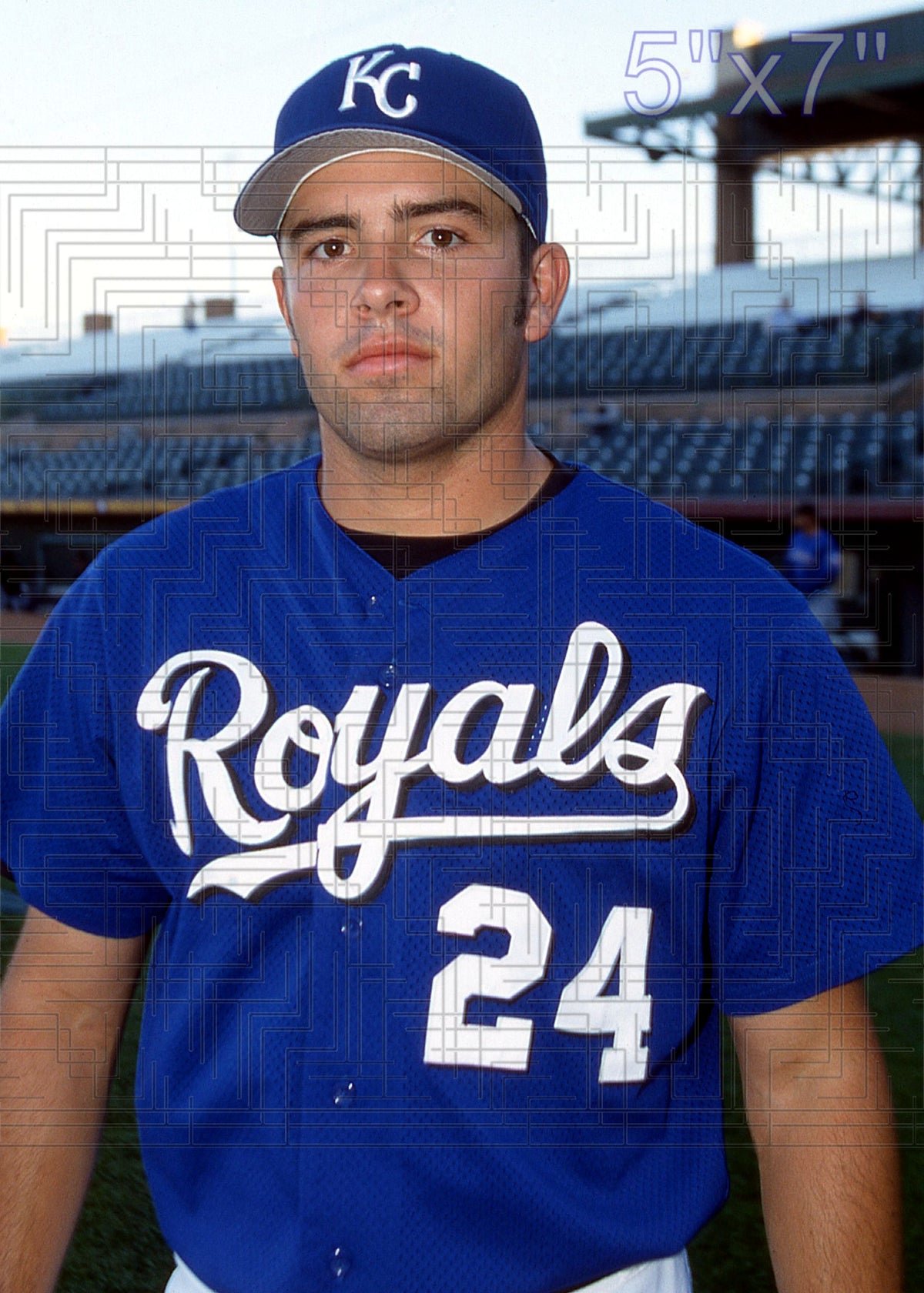 David DeJesus - 2002 Kansas City Royals - choose a size & style