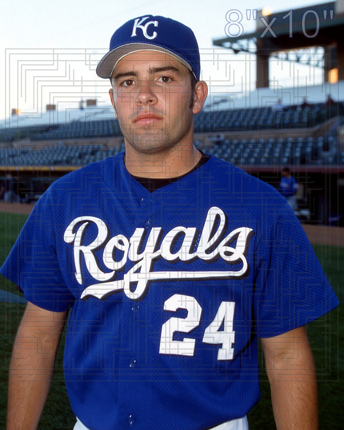 David DeJesus - 2002 Kansas City Royals - choose a size & style