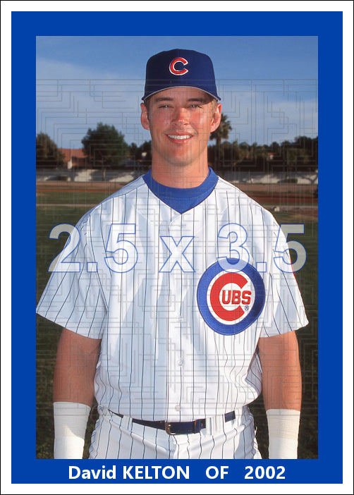 David Kelton - 2002 Chicago Cubs - choose a size & style