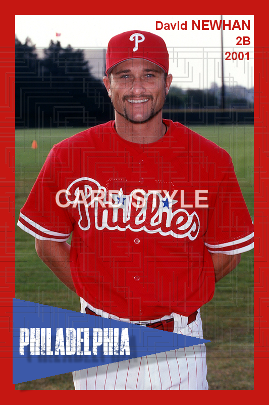 David Newhan - 2001 Philadelphia Phillies - choose a size & style