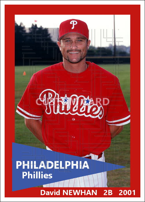 David Newhan - 2001 Philadelphia Phillies - choose a size & style