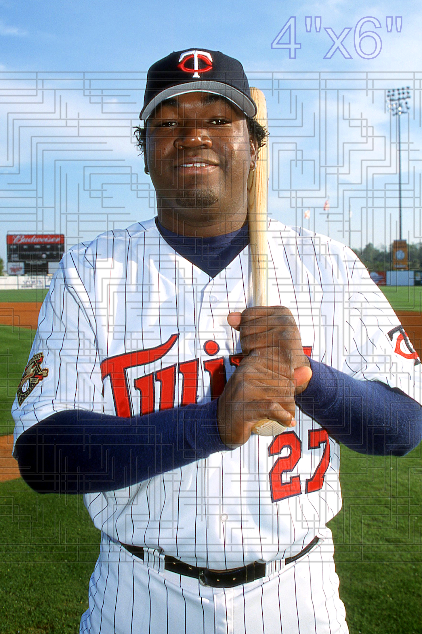 David Ortiz - 2002 Minnesota Twins - choose a size & style