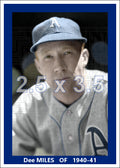 Dee Miles - 1940-41 Philadelphia Athletics - choose a size & style