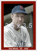 Dee Miles - 1943 Boston Red Sox - choose a size & style