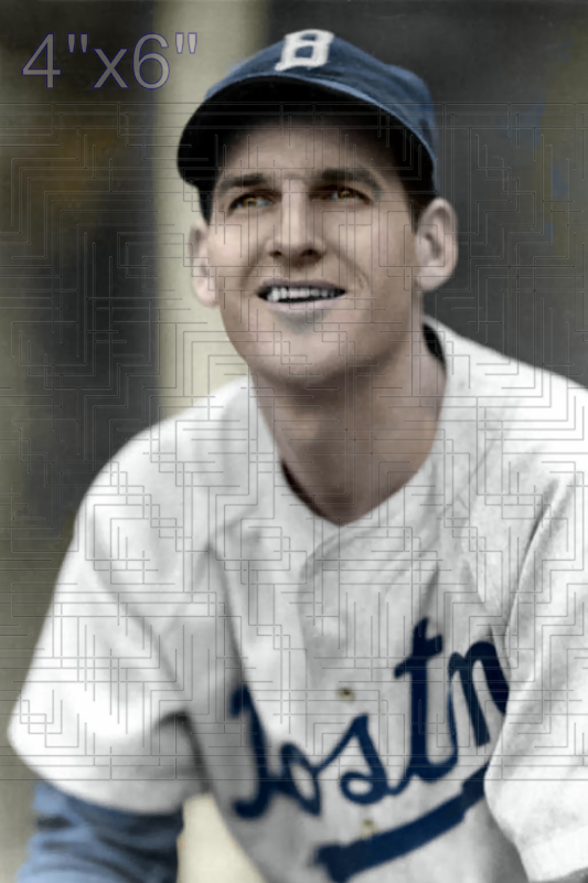 Dee Phillips - 1944 Boston Braves - choose a size & style