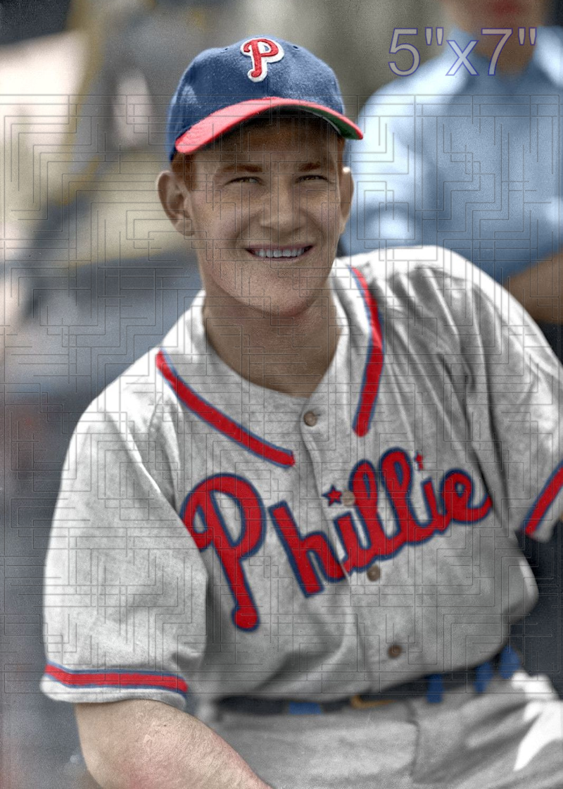 Del Ennis - 1946 Philadelphia Phillies - choose a size & style