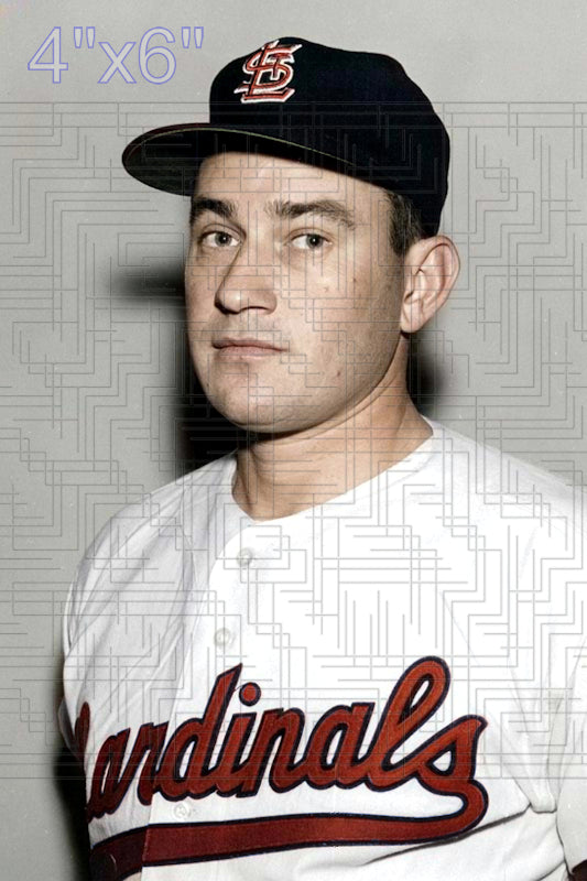 Del Ennis - 1957 St. Louis Cardinals - choose a size & style