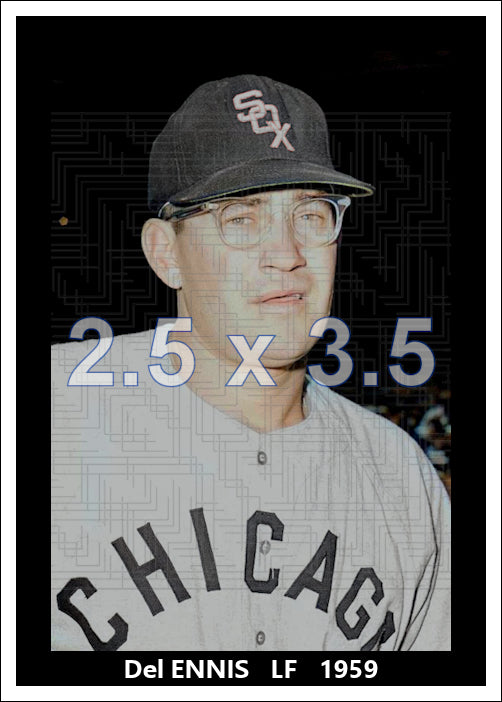 Del Ennis - 1959 Chicago White Sox - choose a size & style