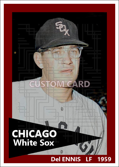 Del Ennis - 1959 Chicago White Sox - choose a size & style