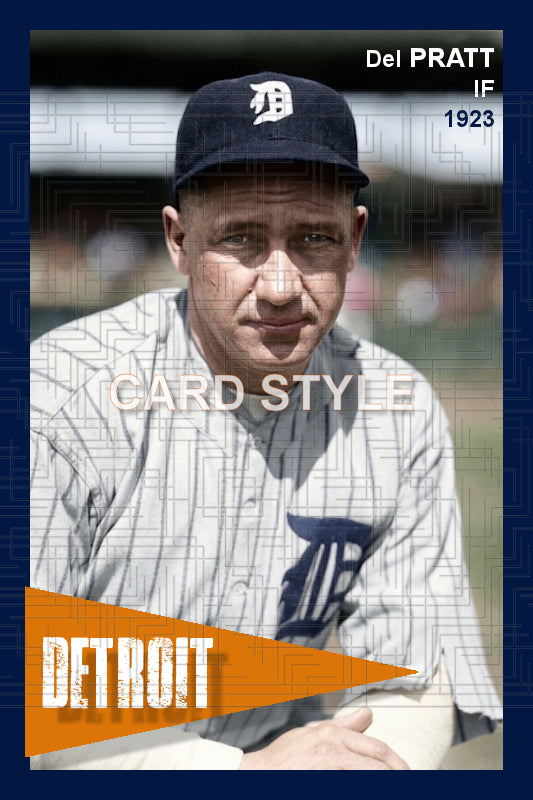 Del Pratt - 1923 Detroit Tigers - choose a size & style