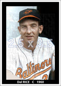 Del Rice - 1960 Baltimore Orioles - choose a size & style